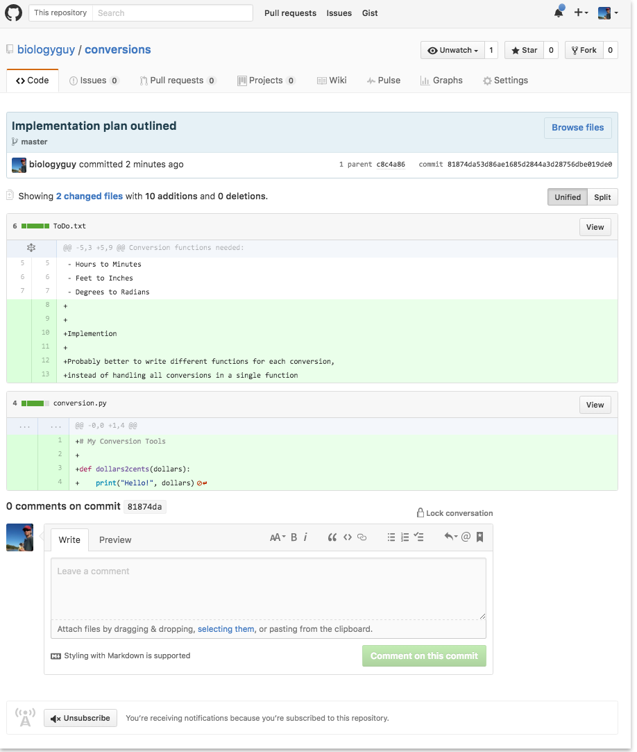 Version Control with Git: Pushing and Pulling to and from GitHub